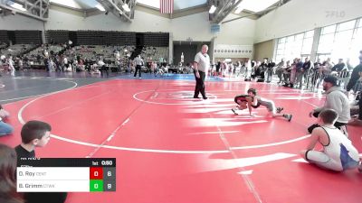 53 lbs Rr Rnd 6 - Damear Roy, Centurion Wrestling vs Bryson Grimm, CT WhaleK3