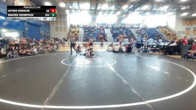 126 lbs Champ Round 1 (16 Team) - Draven Thompson, VSUS Athletics RTC vs Jayden Buehler, Greasers