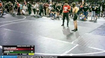 120 lbs Cons. Round 2 - Jaxon Paiz, Colorado vs Dallas Higbee, Westside Wrestling Club