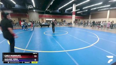 100 lbs Round 1 - Carly Rodriguez, Texas Style Wrestling Club vs Nazling Viera, Finesse Wrestling Club