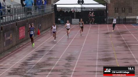 Watch College Women's College 4x400 Final (Event 590) At 2026 Penn Relays