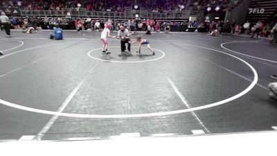 40.6-44.6 lbs Semifinal - Brynna Johnson, Mountain View Stingers vs Dakota Combes, Trailhands