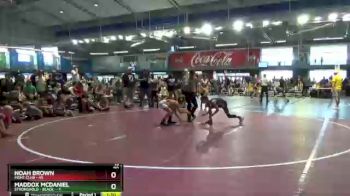 90 lbs Quarters & 1st Wb (16 Team) - Noah Brown, Fight Club vs Maddox McDaniel, Stronghold - Black
