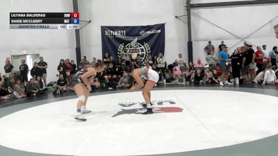 61 kg Quarterfinal - Lilyana Balderas, Surfside Girls - W vs Saige McCleery, Mat Demon - W