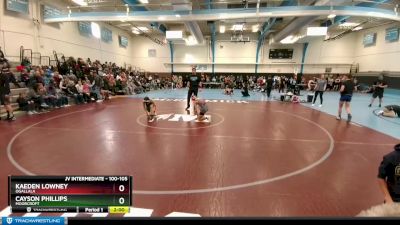 100-105 lbs Round 4 - Cayson Phillips, Moorcroft vs Kaeden Lowney, Ogallala