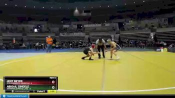 95 lbs Semis & 1st Wrestleback (8 Team) - Jent Beyer, Z-M (Zumbrota-Mazeppa) vs Abigail Gindele, Annandale/Maple Lake