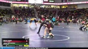 120 lbs Quarterfinal - Betsy Morf, Mount Vernon vs Anna Hitchcock, Bettendorf