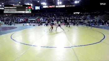120 lbs Champ. Round 2 - Sophi Prescott, Jerome vs Haydin Randall, Lewiston