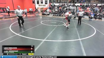 132 lbs Cons. Round 4 - Luke Grindstaff, Plainfield (NORTH) vs Jack Ferguson, YORKVILLE (HS)