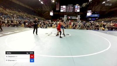 157 lbs Cons 32 #2 - Arthur Gazarov, WA vs Pratham Sharma, CA