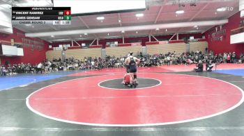 134 lbs Champ. Round 3 - Vincent Ramirez, Liberty vs James Gensaw, Del Norte