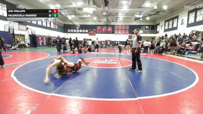 140 lbs Cons. Round 2 - Joe Phillips, Centennial Corona vs Valenzuela Ramses, Riverside Rascals