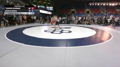 120 lbs Champ. Rd Of 16 - Kaison Schreier, MO vs Joshua Enoch, OR