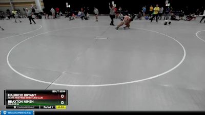 175 lbs Cons. Round 3 - Mauricio Bryant, Heart And Pride Wrestling Club vs Braxton Nimeh, Oklahoma