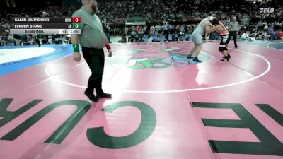 4A 285 lbs Semifinal - Caleb Carpenter, Buhl vs Lynden Stone, Snake River