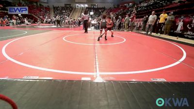 70 lbs 3rd Place - Colt Morgan, Verdigris Youth Wrestling vs Kyson Jones, Eufaula Ironheads Wrestling Club