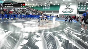 126 lbs Cons. Round 2 - John Burkley, Santiago Corona vs Tyler Hiraoka, JW North