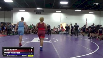 250 lbs Round 3 (8 Team) - Paden Pearson, Oklahoma Blue vs Parker Williamson, Ohio