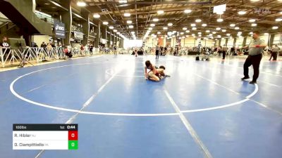 100 lbs Consi Of 16 #1 - Donato Ciampittiello, PA vs River Hibler, NJ