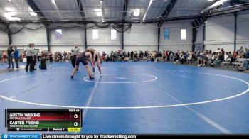 165 lbs Cons. Round 3 - Austin Wilkins, Cornell College vs Carter Friend, Wisconsin-Eau Claire