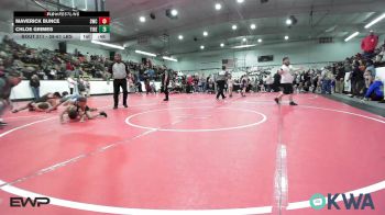 58-61 lbs Rr Rnd 2 - Maverick Bunce, Salina Wrestling Club vs Chloe Grimes, Tiger Trained Wrestling