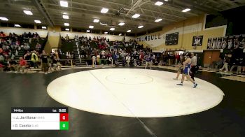 144 lbs Consi Of 8 #2 - Joshua Javillonar, East Hartford vs Dante Casdia, Glastonbury