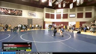 114-124 lbs Round 2 - Kiara Tanaka, Charger Wrestling Club vs Madison Nelson, Top Of Utah