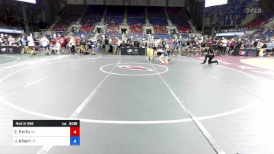 150 lbs Rnd Of 256 - Zach Gerby, NY vs Jackson Albert, PA