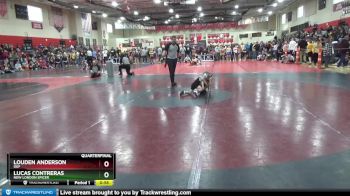 40 lbs Quarterfinal - Louden Anderson, DGF vs Lucas Contreras, New London Spicer