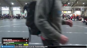 48-52 lbs Quarterfinal - Oscar Ormond, Unattached vs Nasir White, Southern Maryland Wolfpack