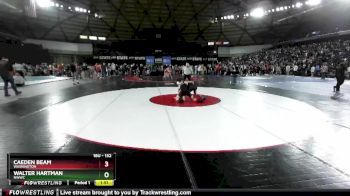 132 lbs Champ. Round 1 - Walter Hartman, NWWC vs Caeden Beam, Washington