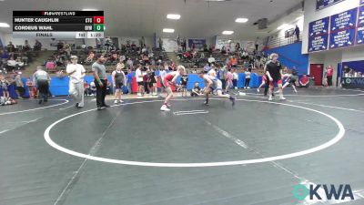 119 lbs Final - Hunter Caughlin, Cleveland Takedown vs Cordeus Wahl, Bristow Elementary Wrestling Club