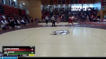 141 lbs Quarterfinal - Lauden Edwards, Coe vs Joe Weaver, Simpson