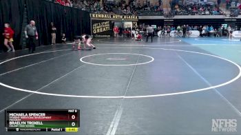 120G Cons. Round 2 - Michaela Spencer, Student Wrestling Development Program vs Braelyn Troxell, Colony High School