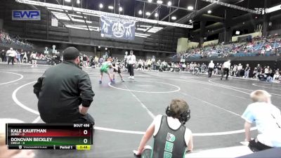 76 lbs Round 2 - Donovan Beckley, Circle vs Kale Kauffman, Derby