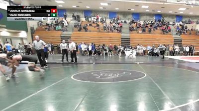 113 lbs Quarterfinal - Cash McClurg, Granite Hills vs Joshua Gonzalez, Murrieta Valley