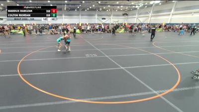 105 lbs Cons. Semi - Maddux Rabczak, BAM TC vs Colton Riordan, Unattached