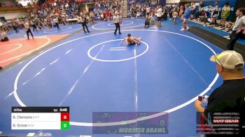 67 lbs Rr Rnd 3 - Bryce Clemons, Standfast vs Brooks Grose, Ponca City Wildcat Wrestling