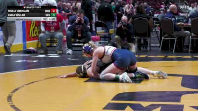 112 lbs First Round - Molly Stenger, Cumberland Valley-G vs Emily Kivler, Greater Nanticoke-G