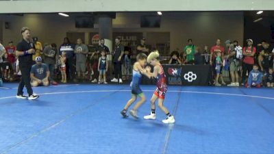 49 lbs Cons. Quarters - Timothy Wakefield, Young Guns vs Mulcahy McPeck, Matsu- Matmen