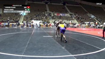 285 lbs Champ. Round 2 - Isaiah Jones, Montevallo vs Steven Flagg, Huntingdon
