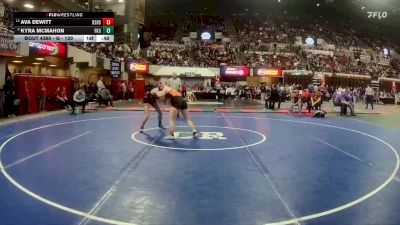 G - 120 lbs Cons. Round 3 - Ava Dewitt, Billings Senior High School Girls vs Kyra McMahon, Flathead (Kalispell) Girls