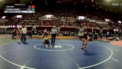 G - 130 lbs Quarterfinal - Julia Kay, Flathead (Kalispell) Girls vs Alonna Fulmer, Powell Co. (Deer Lodge) Girls