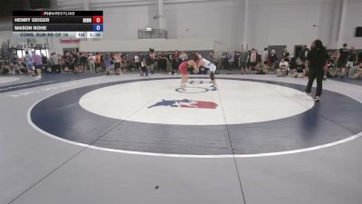120 lbs Cons. Sub-rd Of 16 - Henry Geiger, Beastmode Wrestling vs Mason Rohe