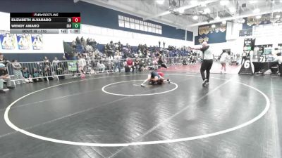 110 lbs Champ. Round 1 - Elizabeth Alvarado, El Modena vs Wendy Amaro, Santa Ana Valley