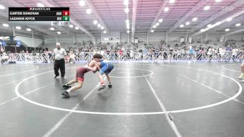 132 lbs Rr Rnd 1 - Carter Donovan, Journeymen Wrestling Blue vs Lazarus Joyce, Revival Orange