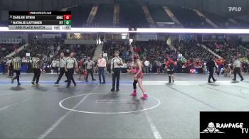 120 lbs 3rd Place Match - Zaelee Stein, Great Bend Wrestling Club vs Natalie Lattimer, Pittsburg