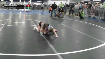 63 lbs Final - Reese Szymanski, Team Tugman vs Lylah Hoffman, Smittys Wrestling Barn