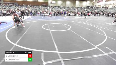 190 lbs Round Of 16 - Jesus Lechuga, Caldwell WC vs Ayden Campbell, Redwave WC