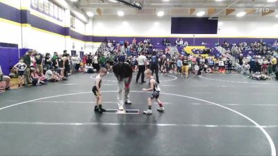 50 lbs Semifinal - Grayson Gibson, Suplex City Raptors vs Finnley Conroy, Mighty Warriors Wrestling Acad